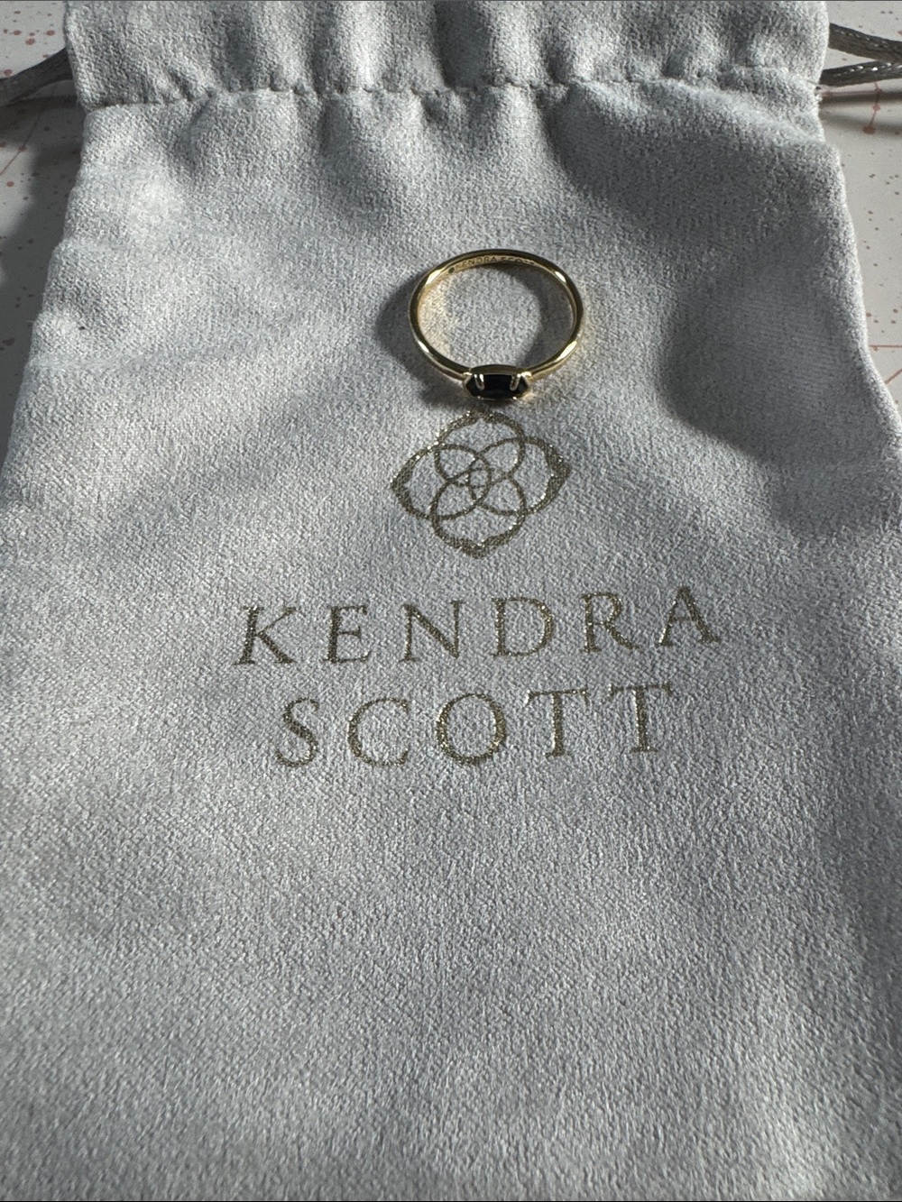 Kendra Scott Colorbar Ring // Cobalt Illusion // Size 8